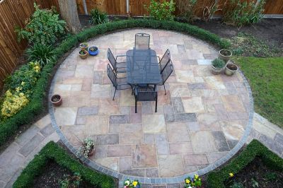 Sandstone Patio Installation